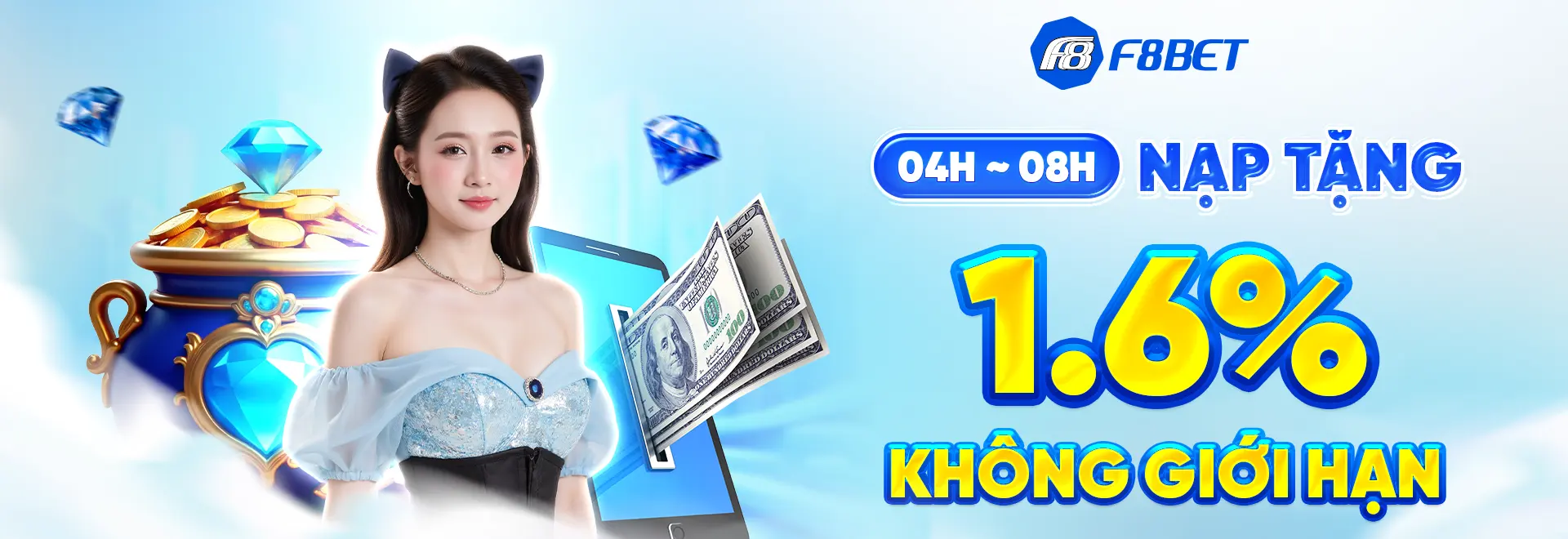 f8bet banner 04h - 08h nạp tặng không giới hạn